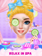 Pink Princess Makeover & Dress Up : MakeUp Salon screenshot 1