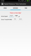 Speed Distance Time Calculator screenshot 4