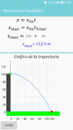 Movimiento Parabólico de Proyectiles screenshot 6