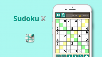 Sudoku X: Diagonal sudoku game screenshot 8