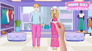 Paper Doll Makeover & Dress Up screenshot 0