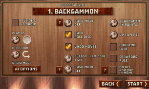 Backgammon 18 jeux screenshot 7
