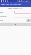 Equivalent dose converter screenshot 2