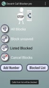 Decent Call Blocker Pro screenshot 2