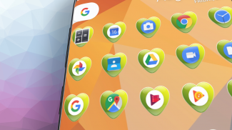 Crystal Heart-Citric : Icon Mask for Nova Launcher screenshot 4