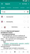 Russian-English dictionary screenshot 1