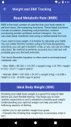 Weight BMI BMR Tracker screenshot 7