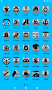 Silver and Black Icon Pack ✨Free✨ screenshot 11