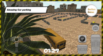 School Bus 3D Estacionamento screenshot 4