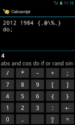 Calcscript screenshot 0