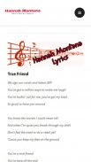 Hannah Montana Lyrics screenshot 1