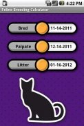 Feline Breeding Calculator screenshot 0