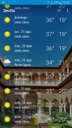 Sevilla - predicción del tiempo por horas screenshot 4