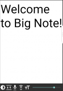 Big Note screenshot 1