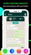 Fake Chat Maker - WhatsMock Chat Conversation screenshot 3