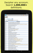 Acronyms and Abbreviations screenshot 4