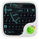 GO Keyboard Black Cyan Theme Icon