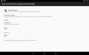 South American Native Keyboard screenshot 7