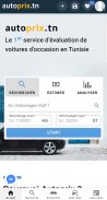 Autoprix.tn - Estimation voiture occasion Tunisie screenshot 1