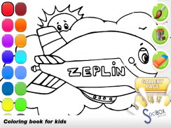 zeplin libro para colorear screenshot 5