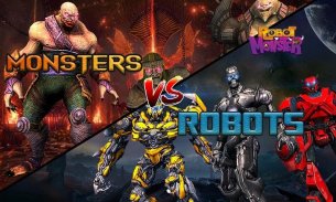 canavar vs robot Dövüş arenası screenshot 7