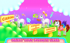 Cute Unicorn Caring and Dressup screenshot 0