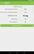 CBD Oil Dose Calculator screenshot 4