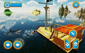 Angry Whale Shark Hunter -supervivencia Balsa screenshot 0