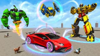 Flying Robot Car Game screenshot 3