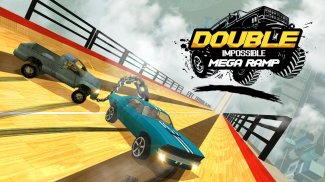 Double Impossible Mega Ramp 3D screenshot 3