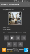 Phone to Tablet Remote: for music apps and Youtube screenshot 1