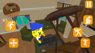 Neighbor Sponge. Scary Secret 3D screenshot 1