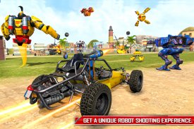 Flying Ghost Robot Car Game screenshot 10