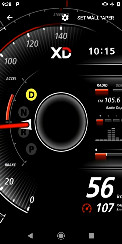 Car speedometer with information display Stock Photo by ©superbo 101163596