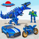 Police Dino Robot Car Game 3d Icon