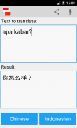 Indonesian Chinese Translator screenshot 0