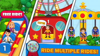Pretend Town Amusement Park screenshot 1