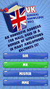 English Trivia Quiz Game screenshot 1