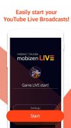 Mobizen прямая трансляция для ютуб - прямой эфир screenshot 2