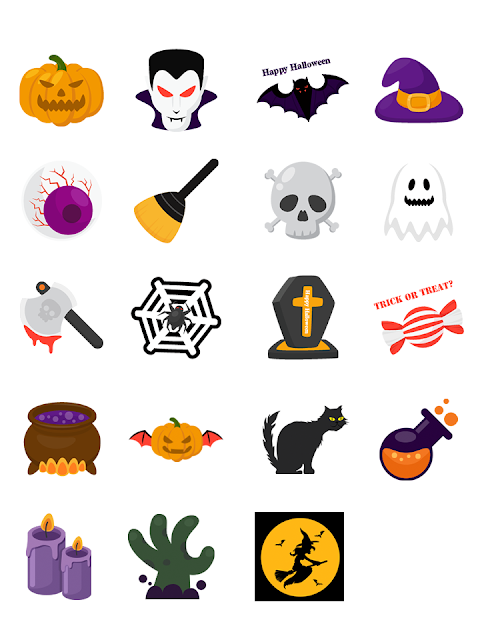 Trick Or Treat Halloween Sticker for iOS & Android