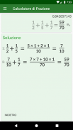 Calcolatore frazionario con soluzioni screenshot 0