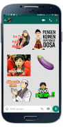 Stiker WA Perang Gambar Lucu Kocak WAStickerApps screenshot 3