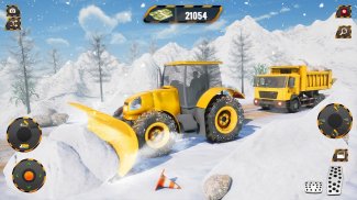 Zăpadă excavator - Macara Joc screenshot 4