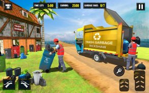 Juego Rickshaw Camión Basura screenshot 0