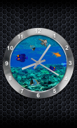 Clock Aquarium Live Wallpaper screenshot 1