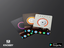 Knobby volume control - Unique volume widget app screenshot 1
