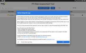 PTI Risk Assessment Tool screenshot 4