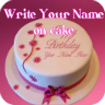 Cake with Name wishes - Write Name On Cake Icon