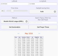 Monthly Prayer Timetable screenshot 7