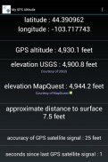Mein GPS Höhe und Erhebung screenshot 1